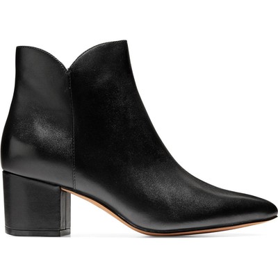 Женские ботильоны Cole Haan Elyse из черной кожи 5.5 среднего размера (B,M) BHFO 2721