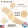 20 Inch Tape in Hair Extensions Human Hair 613 Bleach Blonde Seamless Skin Tape in Hair Extensions Real human hair Straight InvisibleTape in Extensions Human Hair For Women 50g 20pcs/pack