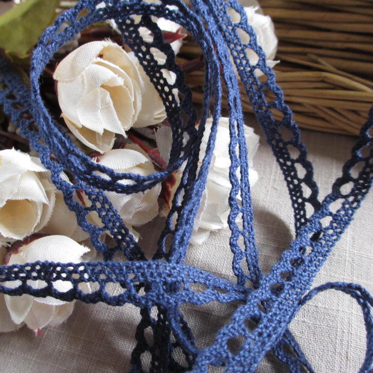 3 Metres SCALLOPED EDGE 8mm COTTON CROCHET LACE Trim (CL14) 19 COLOURS eBay