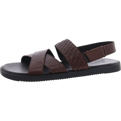 Anthony Veer Mens Mumbai Brown Slide Sandals Shoes 14 Medium (D) BHFO 2220
