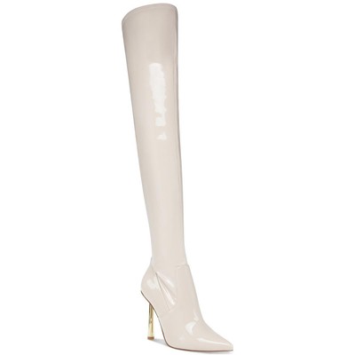 Женские сапоги выше колена Steve Madden Vivee цвета слоновой кости 6 Medium (B,M) BHFO 2934