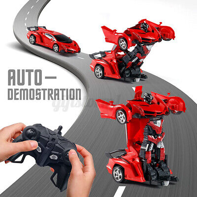 2021 Spielzeug Transformer Auto Rennauto Roboter mit Fernbedienung Motor Wagen