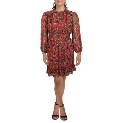 

Женское многоярусное платье миди с объемными рукавами Julia Jordan BHFO 4280, Multi