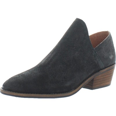 Черные кожаные туфли Shooties Lucky Brand Fausst, ширина 8 (C,D,W) BHFO 5261