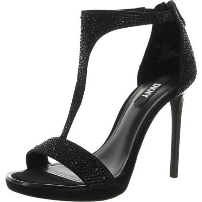 

DKNY Женские туфли-лодочки Dris с Т-образным ремешком на шпильке и стразами BHFO 9584, Dris