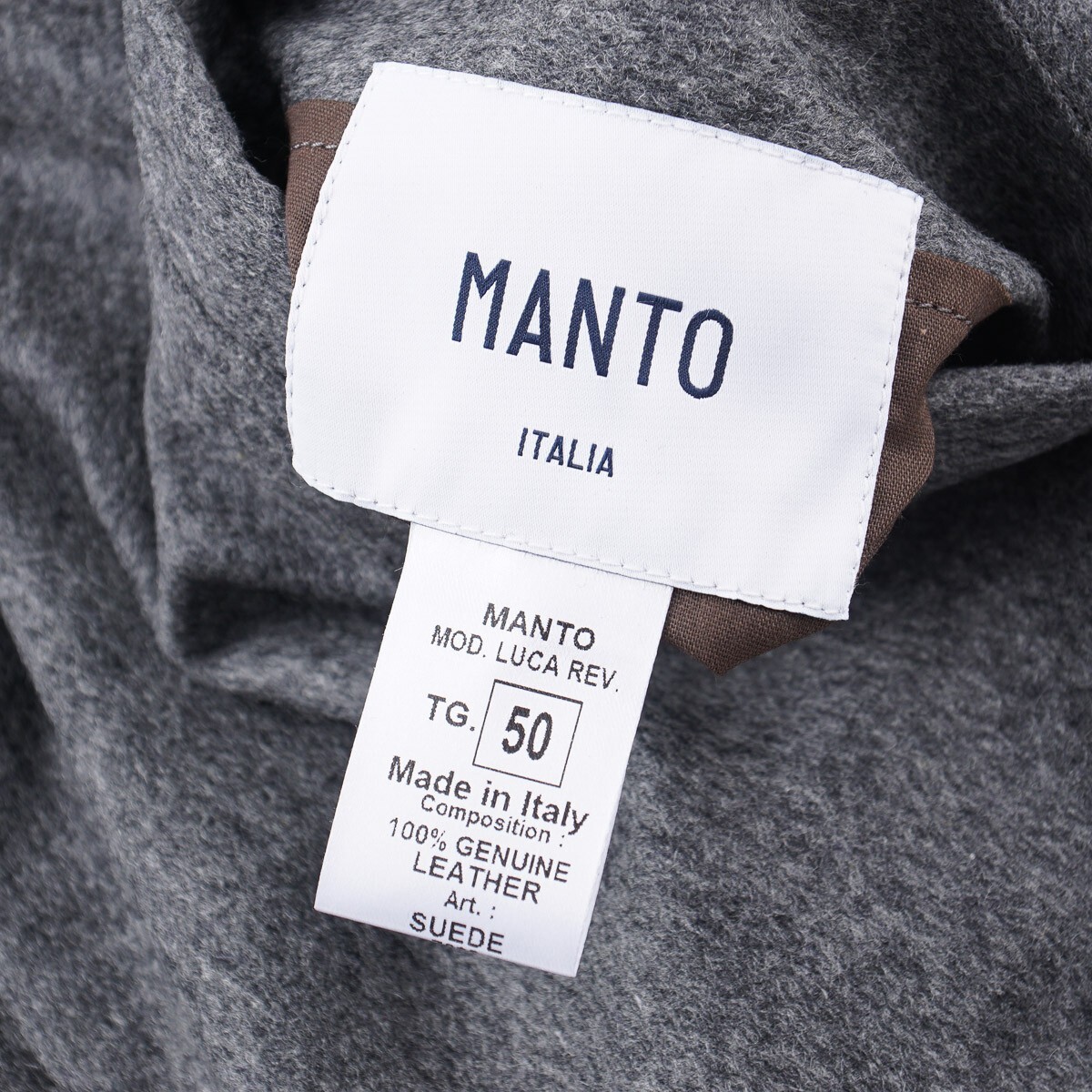 Pre-owned Manto 'luca' Reversible Lambskin Suede Leather And Wool-cashmere Vest M (eu 50) In Green