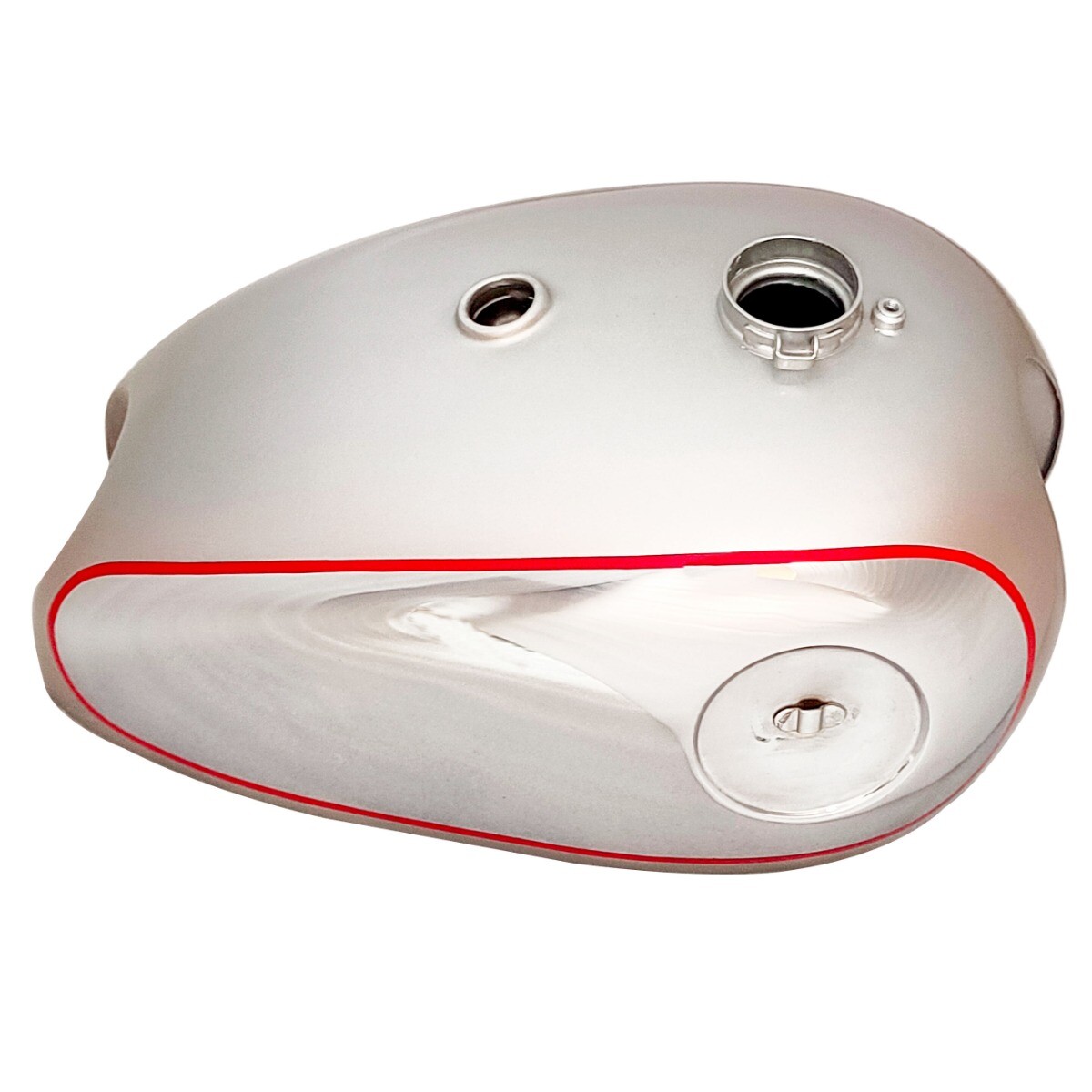 Petrol Fuel Gas Tank 4 Gallon Silver Painted Chrome For BSA Gold Star