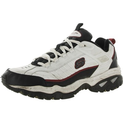

Skechers Мужские белые кроссовки Energy-After Burn 12 Medium (D) BHFO 3640, White/black/red