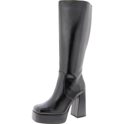 Женские сапоги до колена Steve Madden Radio из искусственной кожи на платформе с застежкой-молнией BHFO 5000