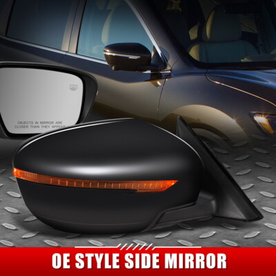 ДЛЯ 17-19 NISSAN ROGUE OE STYLE С ЭЛЕКТРОПРИВОДОМ + ОБОГРЕВОМ + УКАЗАТЕЛЬ ПОВОРОТА БОКОВОГО ЗЕРКАЛА СО СТОРОНЫ ПАССАЖИРА