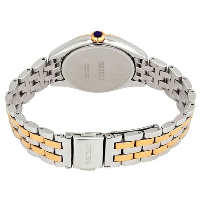 Pre-owned Seiko Crystals Quartz White Dial Ladies Watch Sur392