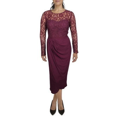 

Женское красное вечернее платье макси City Chic со сборками  BHFO 2089, Burgundy