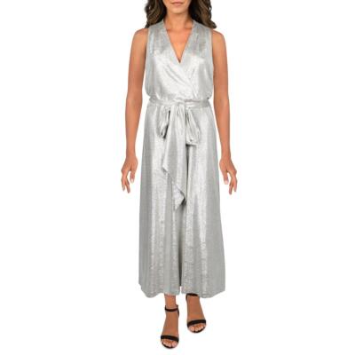 

Lauren Ralph Lauren Женское платье для коктейлей и вечеринок с эффектом металлик BHFO 9240, Champagne/silver