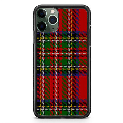 Red Plaid Tartan Christmas Pattern Case For iPhone 15 Pro Max Plus 14 Mini 13 12