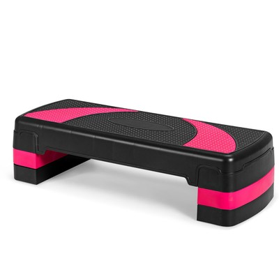 31'' Aerobics Trainer Adjustable Exercise Fitness Workout Step Platform w/Risers