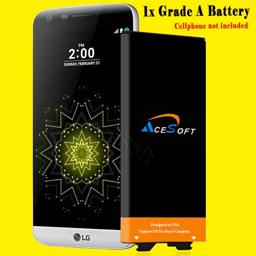 Upgraded 5720mAh High Capacity Extended Battery for LG G5 H830 H820 VS987 Phone
