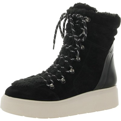 

Женские черные замшевые ботильоны Franco Sarto Leon 6, средние (B,M) BHFO 5605, Black suede