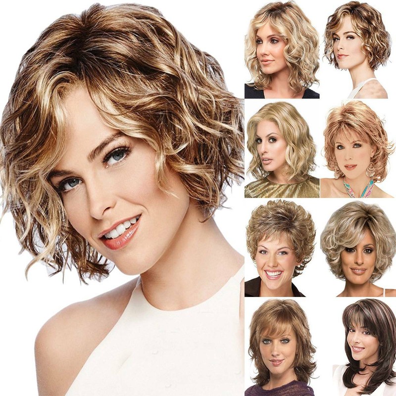Kleidung Accessoires Perucke Damen Rot Braun Bob Seitenscheitel Pony Infotraderfacil Com Br