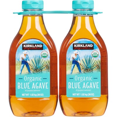 2 X Kirkland Signature Organic Blue Agave, 36 oz each, 72 oz total