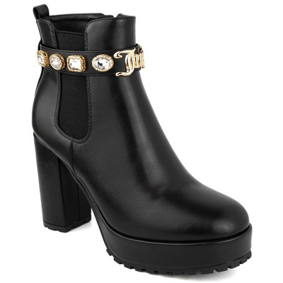 Женские черные ботинки Челси из питона Juicy Couture, размер 8.5 средний (B,M) BHFO 3379