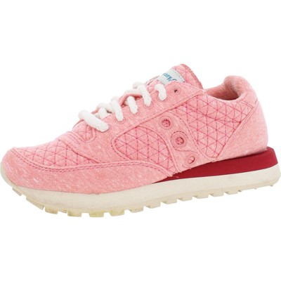 

Saucony Женские кроссовки Jazz Original розовые модные 6 средние (B,M) BHFO 5804, Розовый