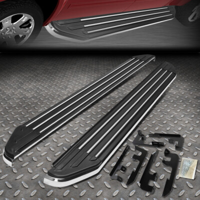 ДЛЯ ПАРЫ HONDA PILOT 16-18 АЛЮМИНИЕВЫЙ ЧЕРНЫЙ 5,5-ДЮЙМОВАЯ ПОДНОЖКА NERF BAR