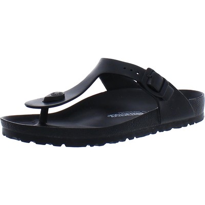 Женские черные повседневные сандалии Birkenstock 39, средний (B,M) BHFO 5483