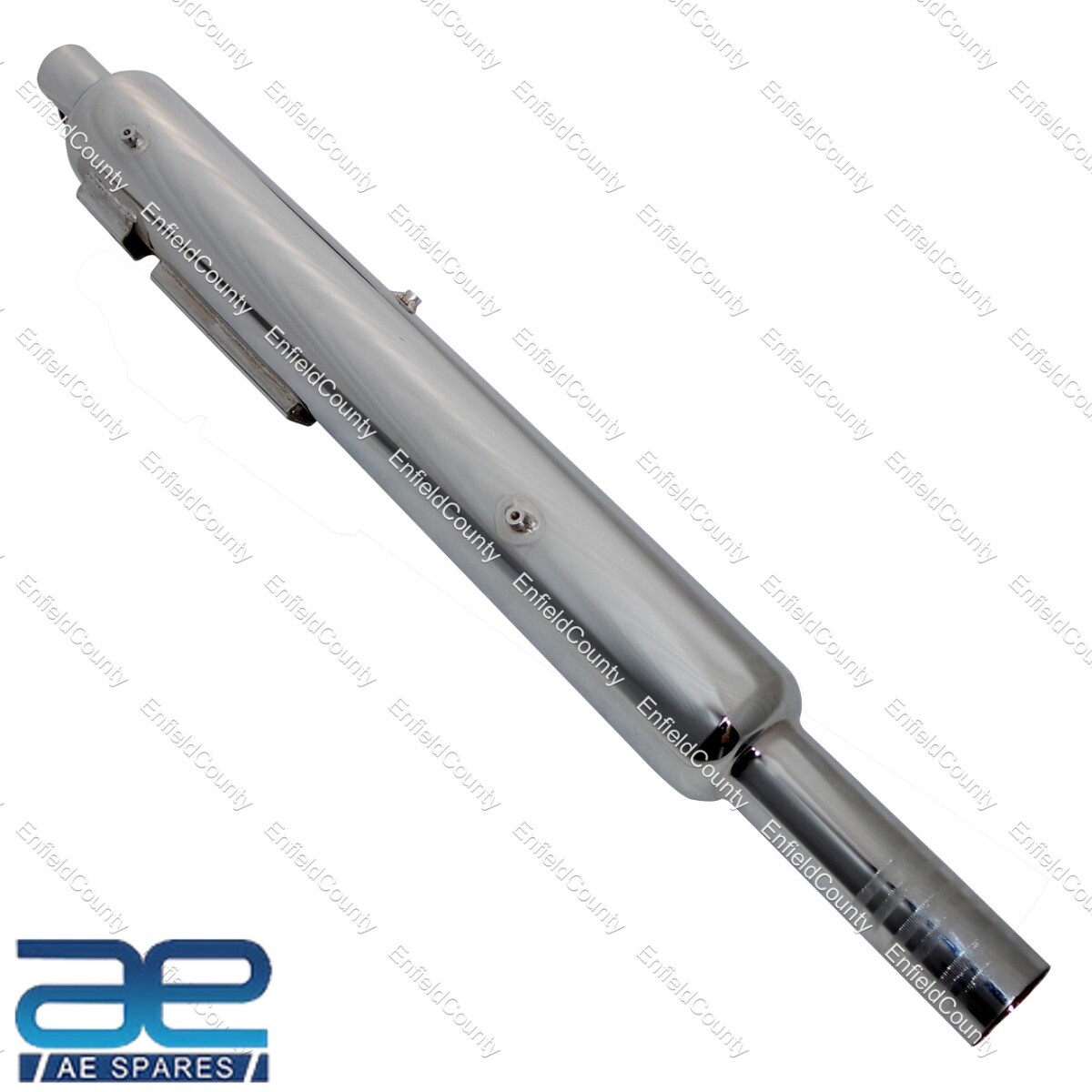 Empty Hollow Long Exhaust Silencer Steel Chrome For Royal Enfield 350 500  