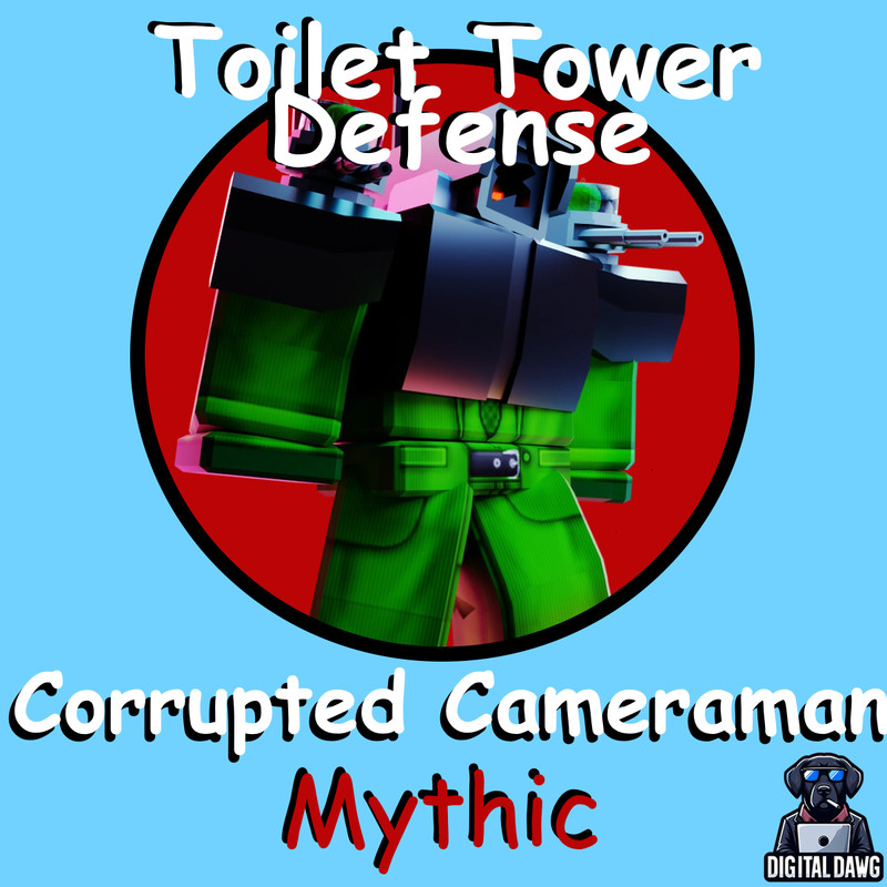 Corrupted Cameraman Mythic | Toilet Tower Defense Ttd Ttd | Roblox