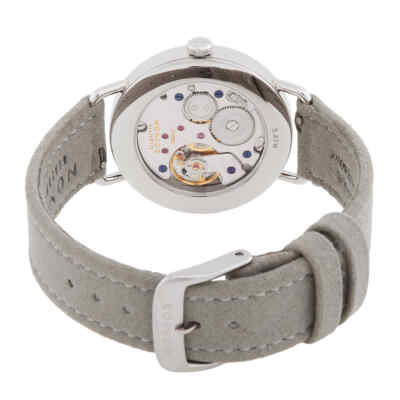 Pre-owned Nomos Metro 33 Automatic Muted Red Dial Watch 1123