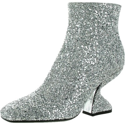 

Женские блестящие ботильоны Salvatore Ferragamo Salvatore Ferragamo с квадратным носком BHFO 4428, Argento, Sal 85