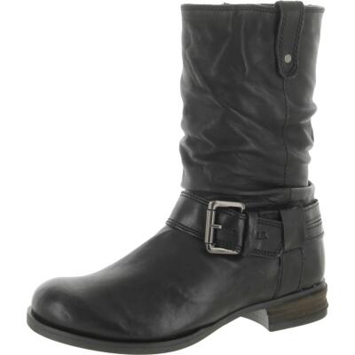 Josef Seibel Womens Tucson Leather Slouchy Buckle Ankle Boots Shoes BHFO 6435