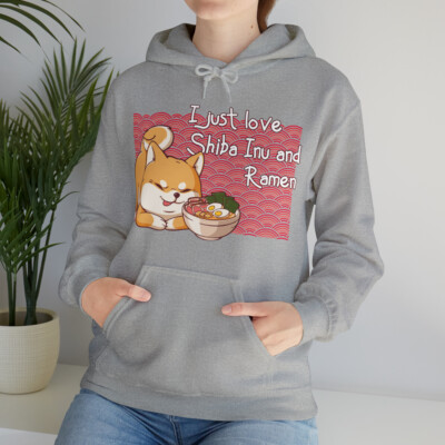 Unisex Shiba Inu & Ramen Lover Hoodie
