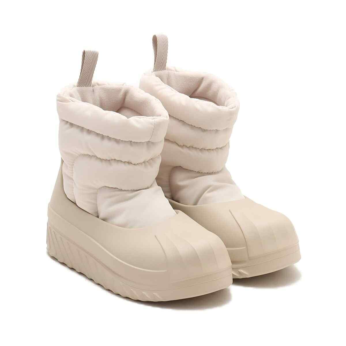 adidas ADIFOM SST BOOT W ベージュ WMNS adidas Adifom Superstar Winter Boot Shoes | Chicago