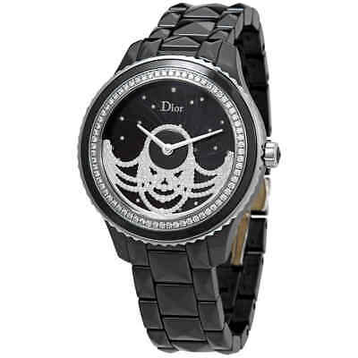 Dior VIII Grand Bal Broderie Автоматические женские часы с черным циферблатом CD124BE1C001