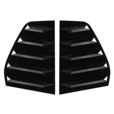 For Golf 7 GTI R 14-19 Quarter Gloss Window Louver Windshield Sun Shade Cover