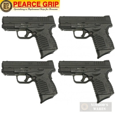 FOUR Pearce Grip PG-XDS Springfield XDS XDE XDS MOD2 Grip Extensions 5/8"