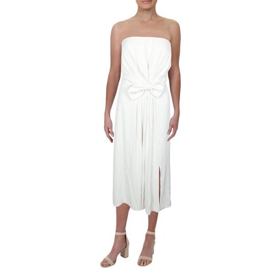 

Женское белое плиссированное платье для коктейлей и вечеринок Lauren Ralph Lauren  BHFO 7646, Белый