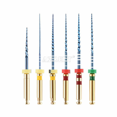 Dental Endo File Engine Use Root Canal Instrument Nickel Titanium Alloy 25mm 