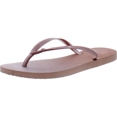 Женские розовые сандалии Havaianas Slim Prism, шлепанцы-стринги, размер 7/8, BHFO 0491