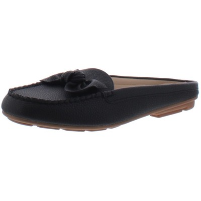 

Женские лоферы без задника Masseys Charm Black Slides 9 Wide (C, D, W) BHFO 2051, Черный