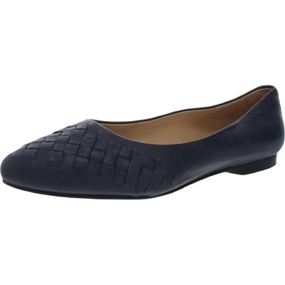 Женские балетки Trotters Estee из ткани темно-синего цвета на плоской подошве шириной 7,5 см (C, D, W) BHFO 3748