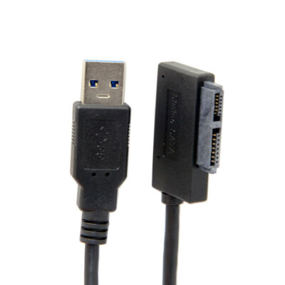 USB 3.0 to 7+6 13pin Slimline Sata Adapter Cable for Cd DVD Rom Optical Drive