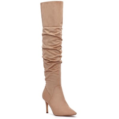 

Jessica Simpson Женские ботфорты Anitah Бежевые ботфорты 9,5 Средний (B,M) 3170, Cheyenne, Anitah