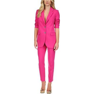 MICHAEL Michael Kors Womens Purple Solid Workwear Two-Button Blazer 8 BHFO 0850