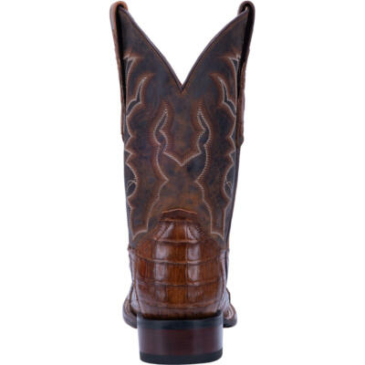 Pre-owned Dan Post Men's Kingsly Bay Apache & Chocolate Western Boots Dp4807 In Brown