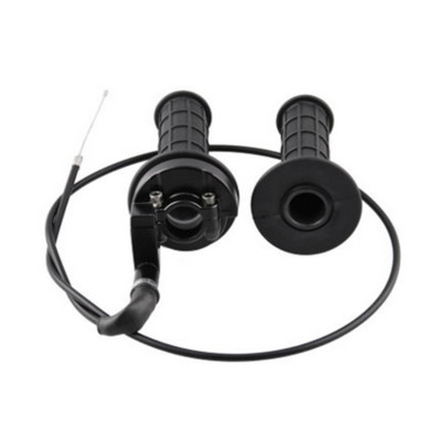 Motorcycle Parts Twist Throttle Handle Grips Cable Set  Mini Bike ATV Accessory