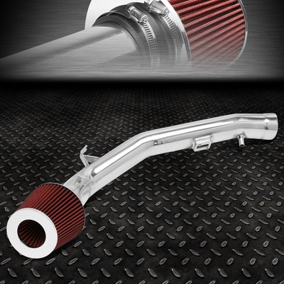 FOR 04-06 NISSAN MAXIMA 3.5L 1-PIECE ALUMINUM COLD AIR INTAKE KIT W/RED FILTER