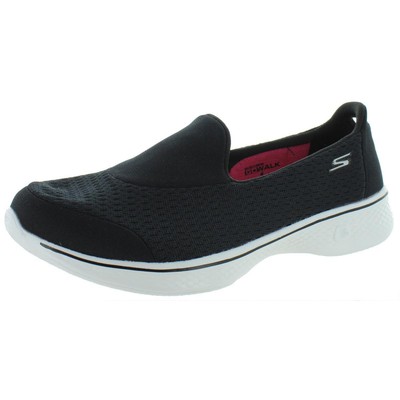 

Черные слипоны Skechers Womens Go Walk 4-Pursuit 9 Medium (B,M) 8103, Black/white