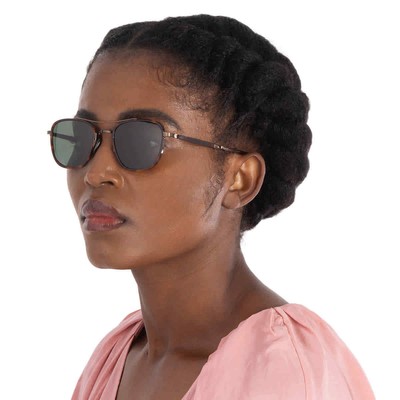 Pre-owned Mr Leight Mr. Leight Price S Pure G15 Pilot Titanium Sunglasses Ml4026 Hont-atg/pg15 49